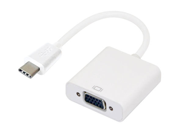 Type C USB3.1/M TO VGA/F 轉(zhuǎn)換器